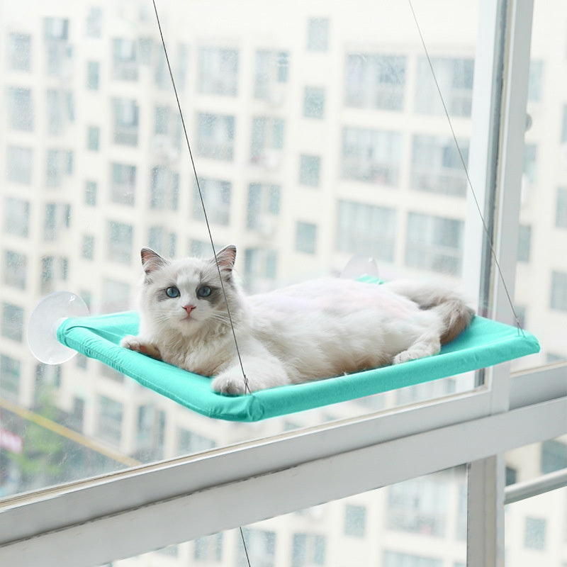 Cama para gatos con ventosa para ventana
