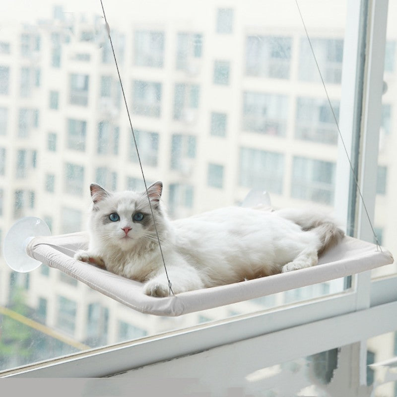 Cama para gatos con ventosa para ventana