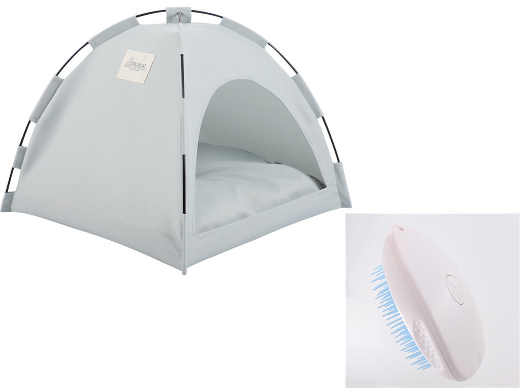 Alfombrilla refrescante para tienda de gatos, casa para perros, sofá para mascotas, cama de camping con cojín, nido para gatos de interior, cama para gatos