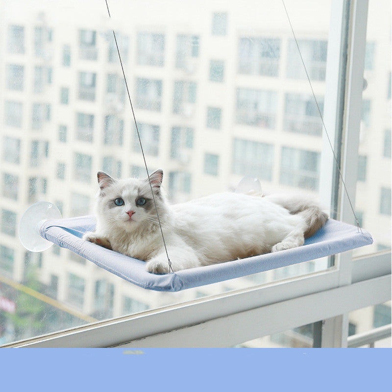 Cama para gatos con ventosa para ventana