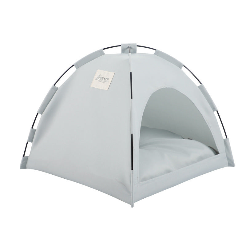Alfombrilla refrescante para tienda de gatos, casa para perros, sofá para mascotas, cama de camping con cojín, nido para gatos de interior, cama para gatos