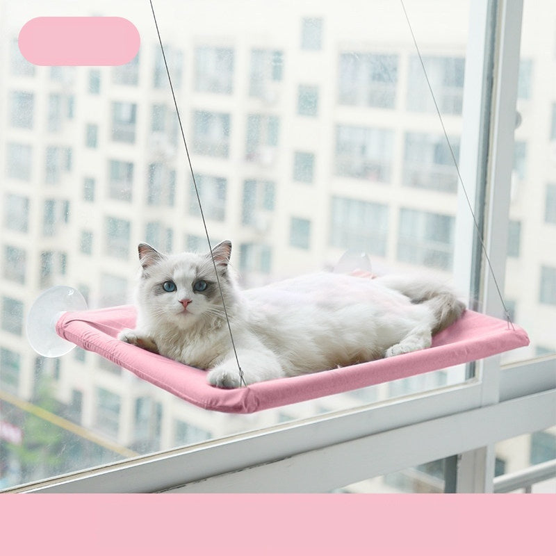 Cama para gatos con ventosa para ventana
