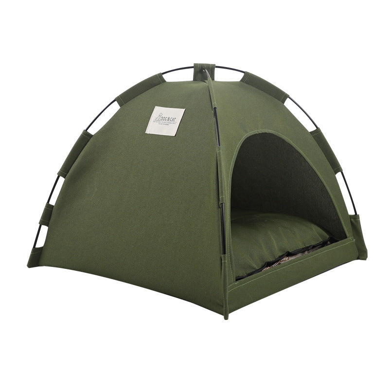 Alfombrilla refrescante para tienda de gatos, casa para perros, sofá para mascotas, cama de camping con cojín, nido para gatos de interior, cama para gatos