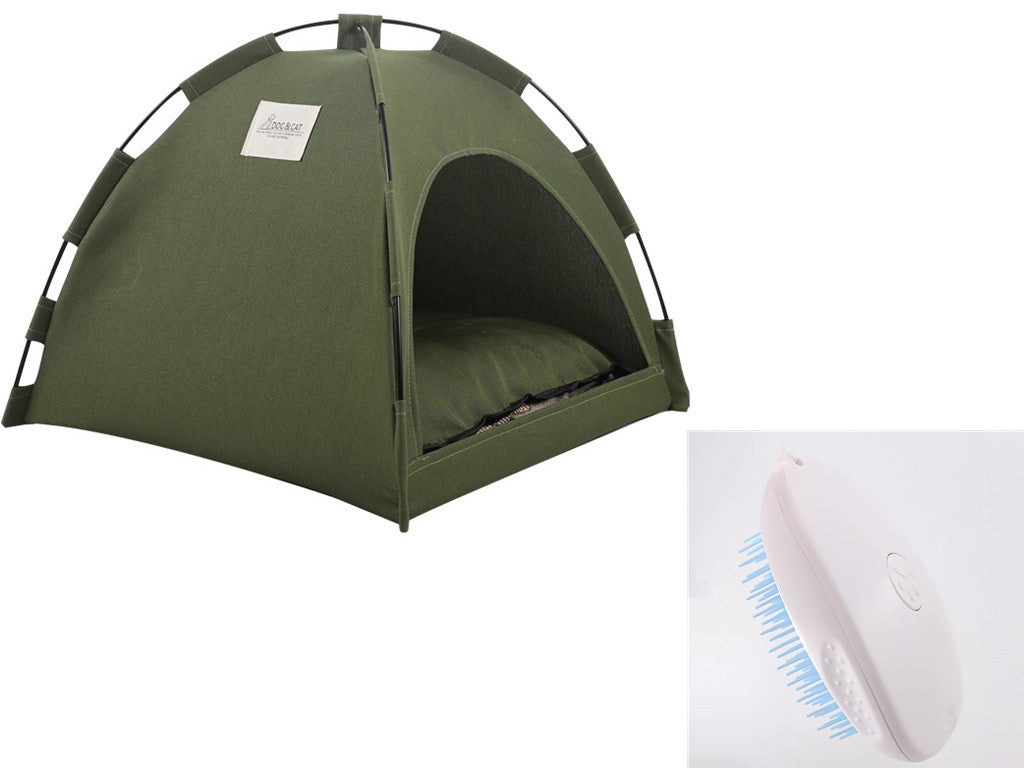 Alfombrilla refrescante para tienda de gatos, casa para perros, sofá para mascotas, cama de camping con cojín, nido para gatos de interior, cama para gatos