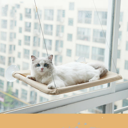 Cama para gatos con ventosa para ventana