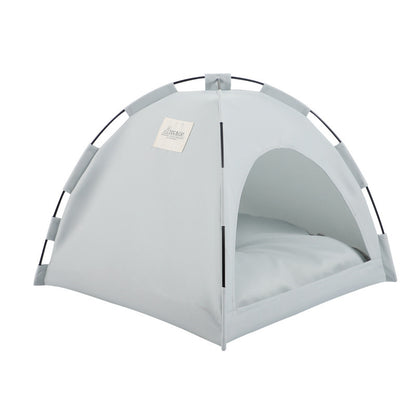 Alfombrilla refrescante para tienda de gatos, casa para perros, sofá para mascotas, cama de camping con cojín, nido para gatos de interior, cama para gatos