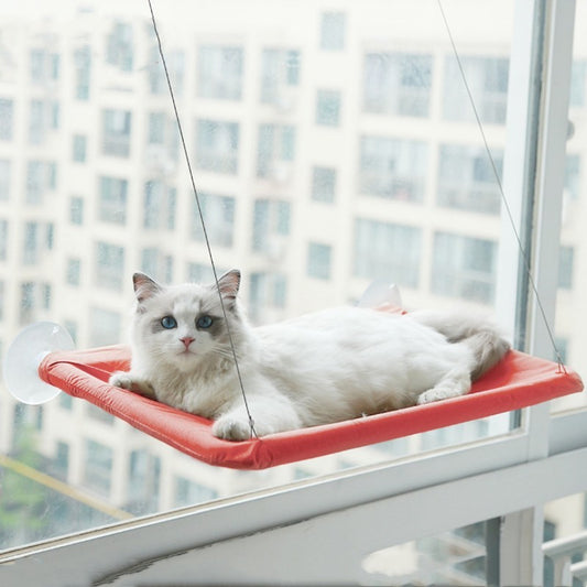 Cama para gatos con ventosa para ventana